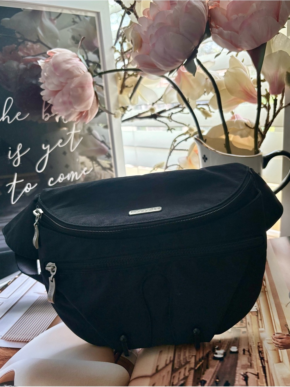 Baggallini Black Waist Bag